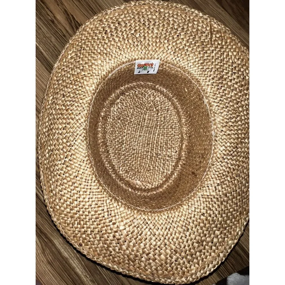 Walt Disney Rare Vintage VTG Goofy's‎ Hat Co. Tigger Straw Hat Sun